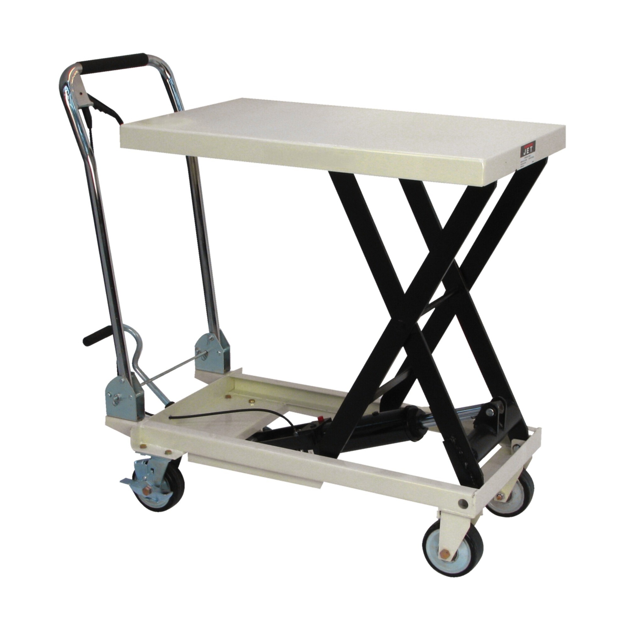 JET, Scissor Lift, Total Capacity 1500 lb, Shelves (qty.) 1 Material Steel, Model# 140779